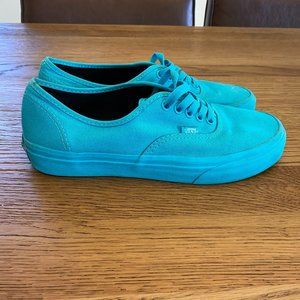 turquoise vans